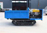 Hoạt động đơn giản Màu xanh lam Xe tải chở rác 2 tấn cao su mini 2 tấn